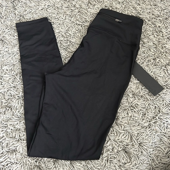 MONO B  Black Foil Leggings